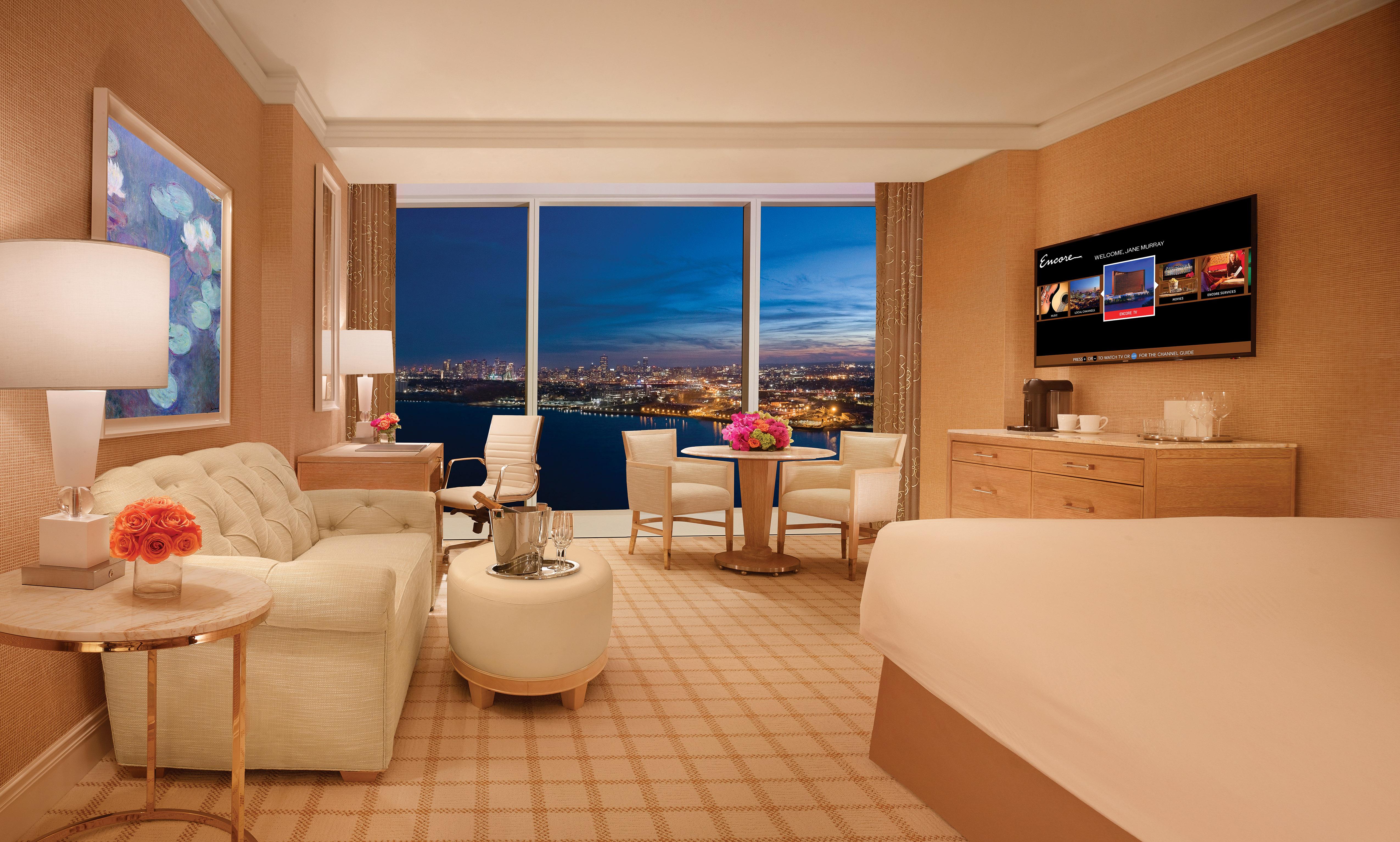 Encore Boston Harbor Everett Экстерьер фото A guest room at Encore