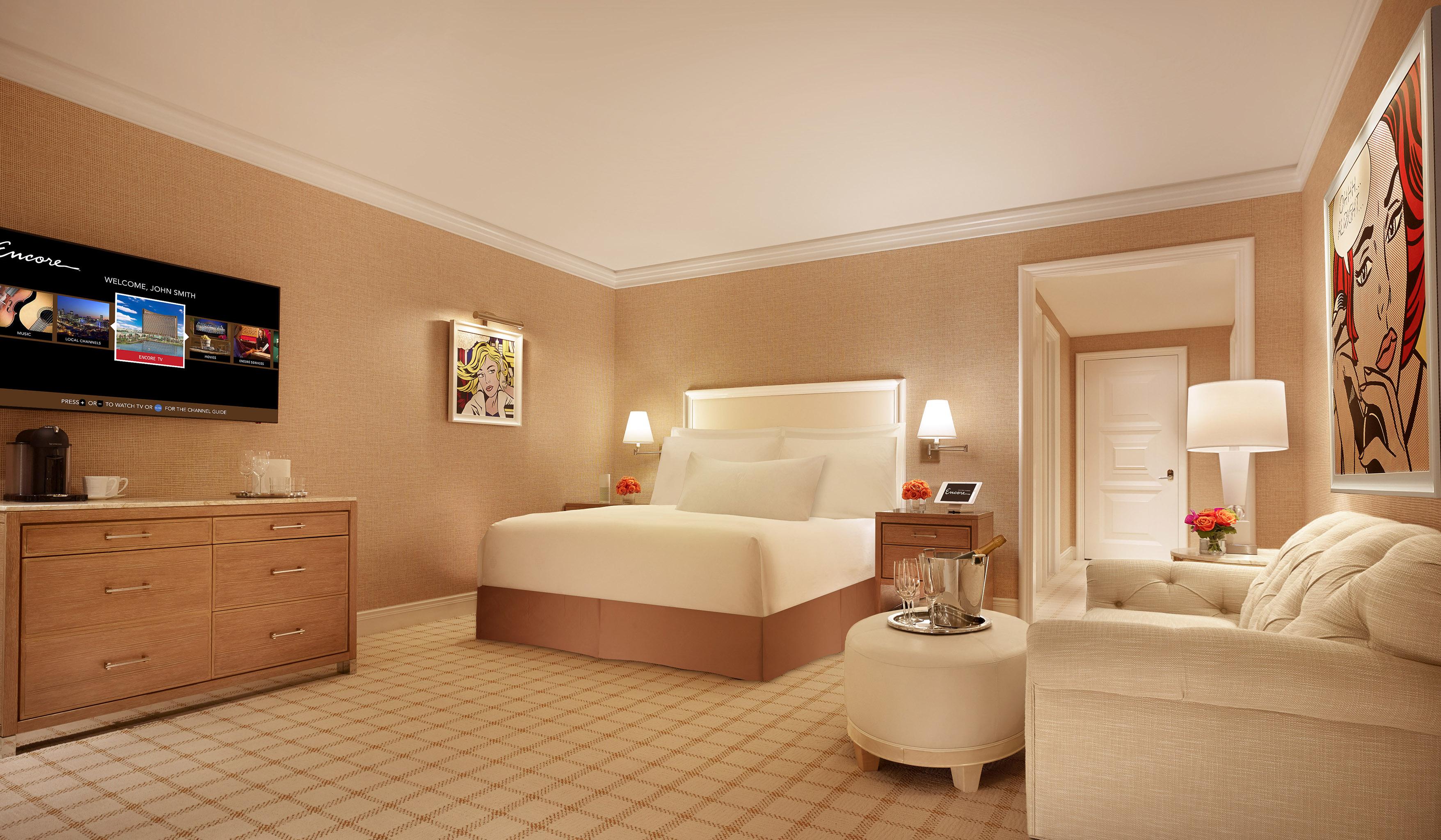 Encore Boston Harbor Everett Экстерьер фото A guest room at The St. Regis